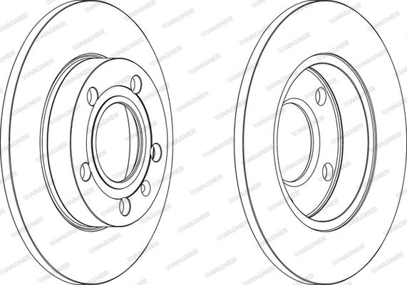 DJ Parts BD1905 - Tarcza hamulcowa parts5.com