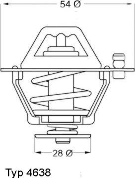 WAHLER 463882D - Termostat,lichid racire parts5.com