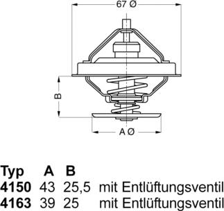 WAHLER 4163.79D - Θερμοστάτης, ψυκτικό υγρό parts5.com