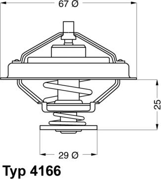 WAHLER 416679D - Termostat,lichid racire parts5.com