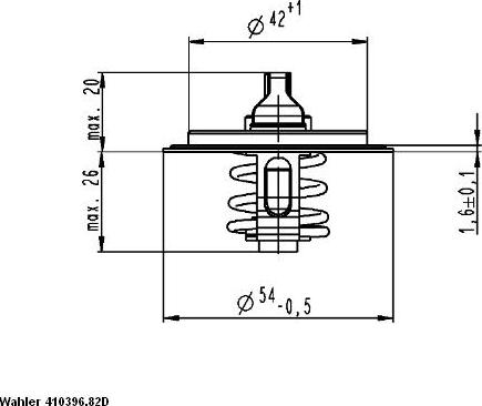 WAHLER 410396.82D - Termometar, rashladno sredstvo parts5.com