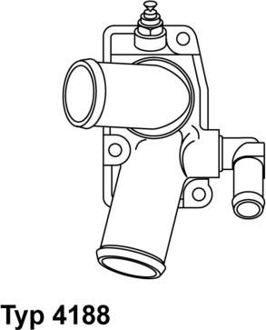 WAHLER 4188.92D - Termostat chladenia parts5.com