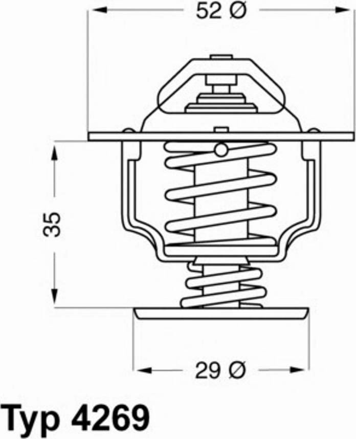 WAHLER 426978 - Termostat, rashladna tečnost parts5.com