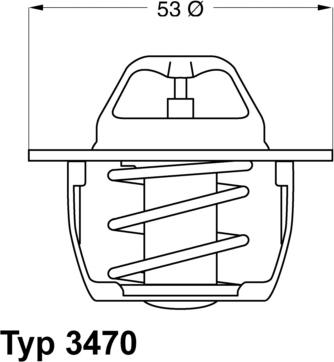 WAHLER 347089D50 - Termostato, refrigerante parts5.com