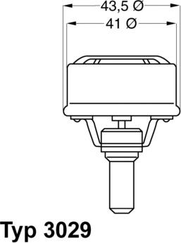 WAHLER 3029.89 - Thermostat, coolant parts5.com