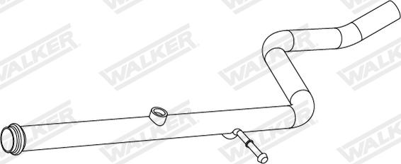 Walker 10854 - Exhaust Pipe parts5.com