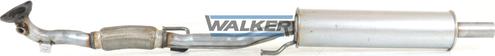 Walker 23358 - Első hangtompító parts5.com