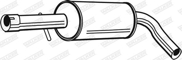 Walker 22719 - Middle Silencer parts5.com