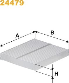 WIX Filters 24479 - Filter, interior air parts5.com