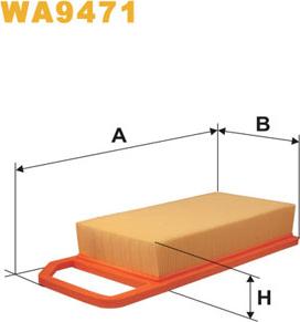 WIX Filters WA9471 - Filtru aer parts5.com