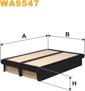 WIX Filters WA9547 - Filtru aer parts5.com