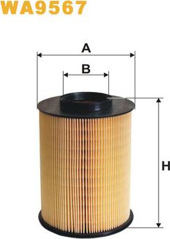 WIX Filters WA9567 - Filtar za zrak parts5.com