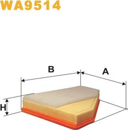 WIX Filters WA9514 - Filtru aer parts5.com