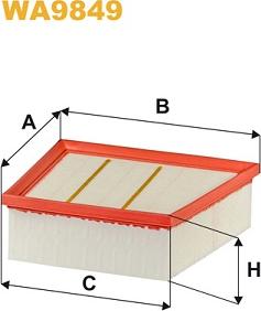 WIX Filters WA9849 - Air Filter parts5.com