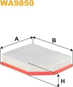 WIX Filters WA9850 - Filtru aer parts5.com