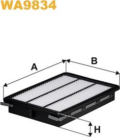 WIX Filters WA9834 - Filtru aer parts5.com