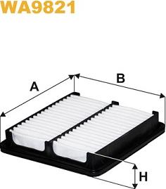 WIX Filters WA9821 - Filtru aer parts5.com