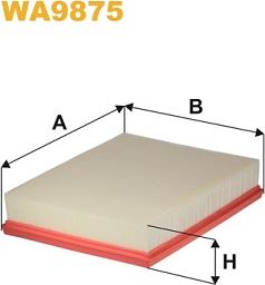 WIX Filters WA9875 - Air Filter parts5.com