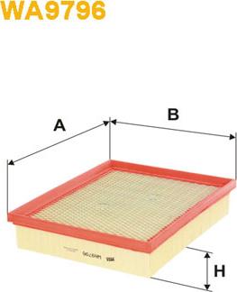 WIX Filters WA9796 - Air Filter parts5.com