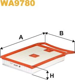 WIX Filters WA9780 - Filtru aer parts5.com