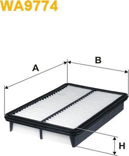 WIX Filters WA9774 - Filtru aer parts5.com