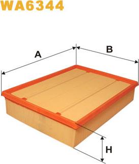 WIX Filters WA6344 - Air Filter parts5.com