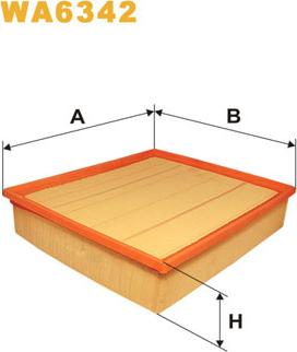 WIX Filters WA6342 - Vzduchový filtr parts5.com