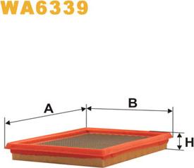 WIX Filters WA6339 - Filtru aer parts5.com