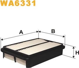 WIX Filters WA6331 - Filtru aer parts5.com