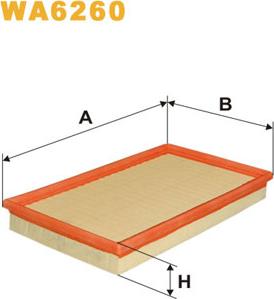 WIX Filters WA6260 - Filtru aer parts5.com