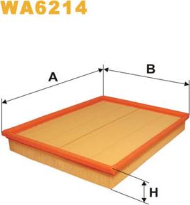 WIX Filters WA6214 - Filtru aer parts5.com