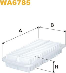 WIX Filters WA6785 - Filtr powietrza parts5.com