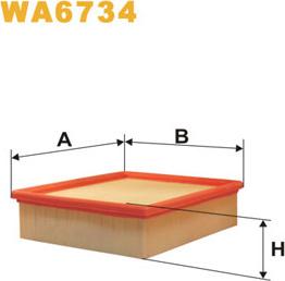 WIX Filters WA6734 - Õhufilter parts5.com