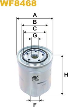 WIX Filters WF8468 - Üzemanyagszűrő parts5.com