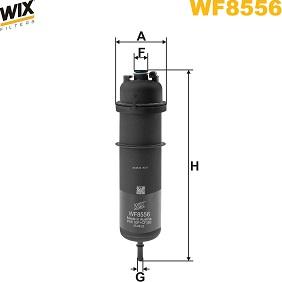 WIX Filters WF8556 - Filtro combustible parts5.com