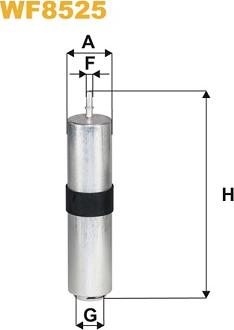 WIX Filters WF8525 - Filtru combustibil parts5.com