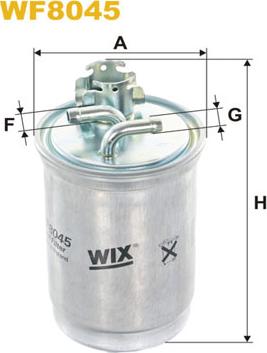 WIX Filters WF8045 - Filtru combustibil parts5.com