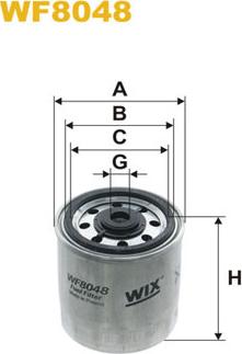 WIX Filters WF8048 - Yakıt filtresi parts5.com