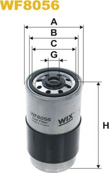 WIX Filters WF8056 - Filtru combustibil parts5.com