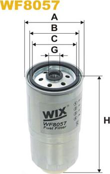 WIX Filters WF8057 - Üzemanyagszűrő parts5.com