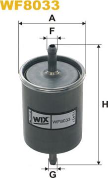 WIX Filters WF8033 - Filtre à carburant parts5.com