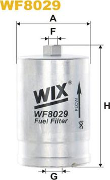 WIX Filters WF8029 - Filtru combustibil parts5.com