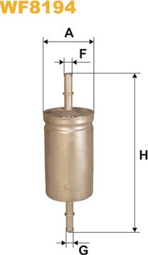 WIX Filters WF8194 - Filtru combustibil parts5.com