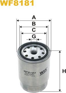 WIX Filters WF8181 - Filter za gorivo parts5.com