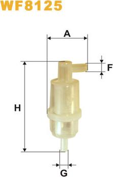 WIX Filters WF8125 - Filtru combustibil parts5.com