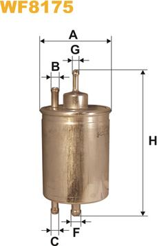 WIX Filters WF8175 - Filter za gorivo parts5.com