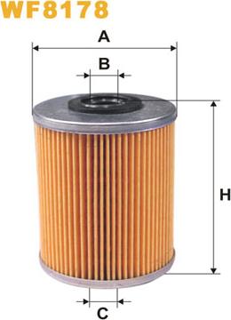 WIX Filters WF8178 - Filtru combustibil parts5.com