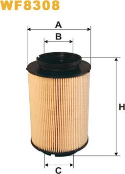 WIX Filters WF8308 - Üzemanyagszűrő parts5.com