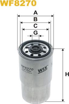 WIX Filters WF8270 - Kraftstofffilter parts5.com