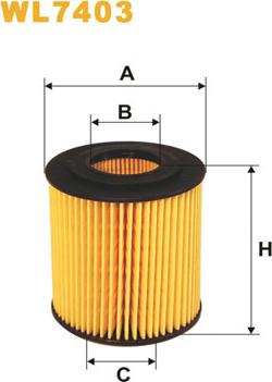 WIX Filters WL7403 - Filtru ulei parts5.com